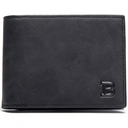 New Short Men Wallets Free Name Engraving Slim Card Holder Male Wallet