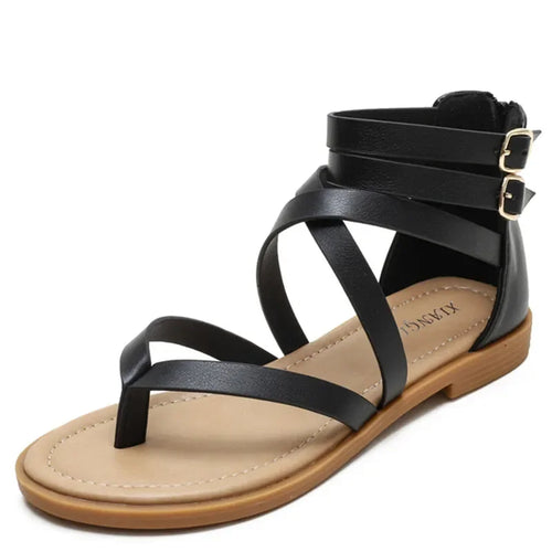 CEYANEAO Fashion Casual Flat Rome Sandals Women Shoes Woman Summer