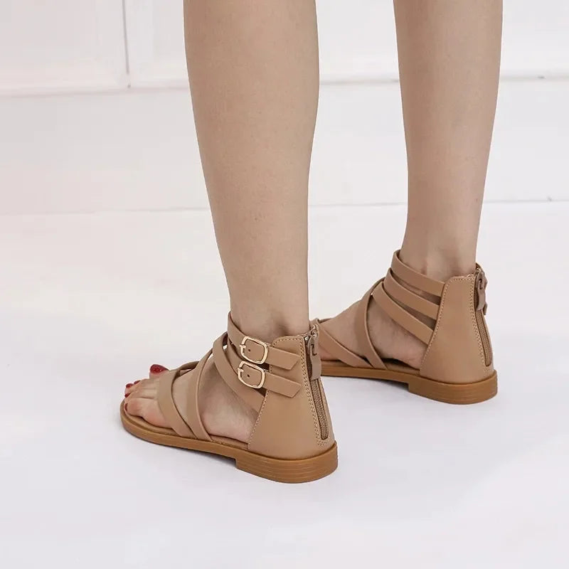CEYANEAO Fashion Casual Flat Rome Sandals Women Shoes Woman Summer