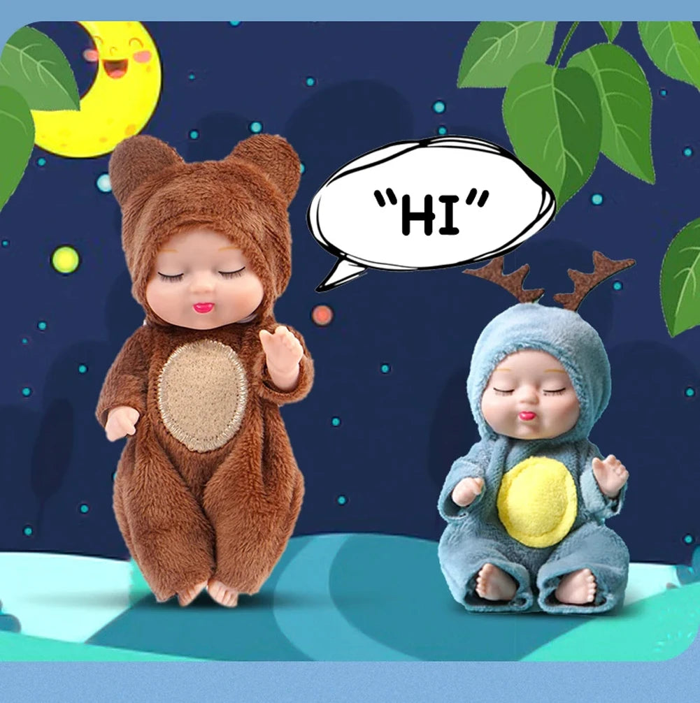 6Pcs Reborn Doll Kit Toy Simulation Princess Dolls Toy Mini Cute