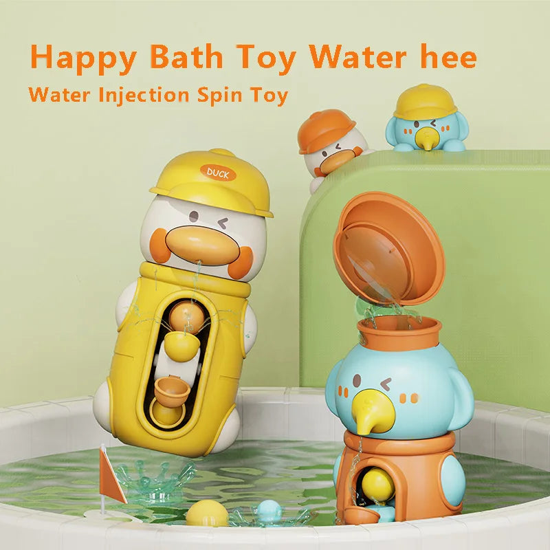 Summer Play water Toys Baby Shower Cute Duck/Elephant Water Cart
