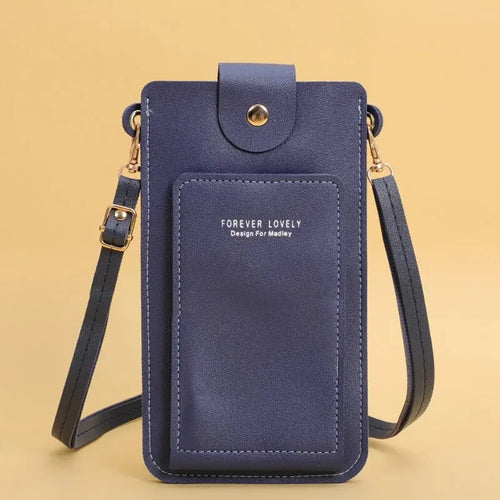 Women Bags Soft Leather Wallets Touch Screen Cell Phone Purse