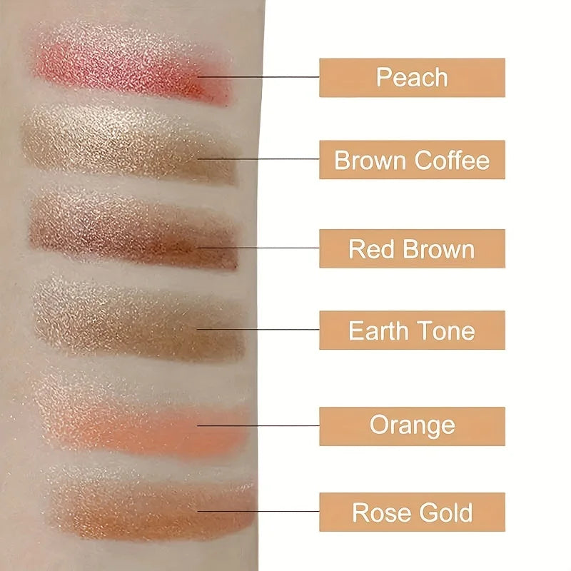 Two Color Gradient Eye Shadow Stick Three Dimensional Natural Without
