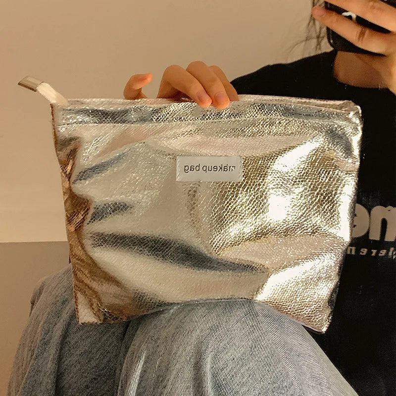 Sequin Portable Toiletries and Skin Care Products Storage Bag Storage