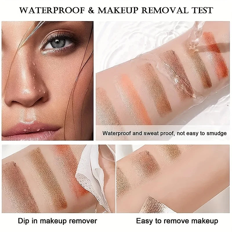 Two Color Gradient Eye Shadow Stick Three Dimensional Natural Without