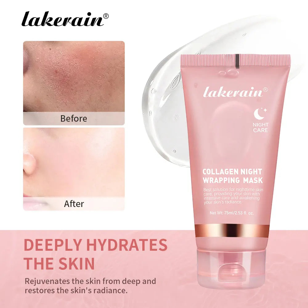 Night Collagen Wrapping Mask Deep Hydration Moisturizing Brightening